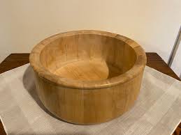 Vintage Wooden Salad Bowl - the Cellar at Bamberger's - Etsy