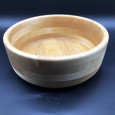 Hand Made Cherry Wood Bowl Made in Idaho | Chairish