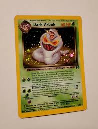 Dark Arbok 2/82 Holo Rare Pokemon Card Team Rocket Near Mint ...
