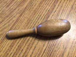 Antique Wooden Egg Shaped Egg Darner | eBay