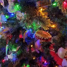 Rib Meat Barbecue Sandwich Christmas Food Ornament- Retired ...