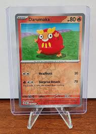 NEW- 2023 Darumaka (034/197) Reverse Holo - Scarlet & Violet Obsidian Flames | eBay
