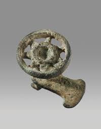 Ancient Geometric Greek Bronze Bird Stamp Seal — e-Tiquities ...