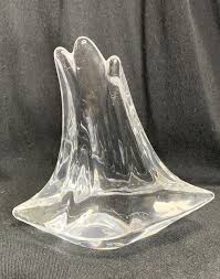 Daum France Crystal Figurine Paperweight 4” THREE MAST SAIL ...