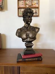 Bronze David Sculpture - Michelangelo Inspired - 17 Inch statue - Roman style | eBay