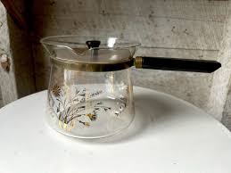 Mid Century David Douglas Flame Proof Coffee Pot 60s Gold ...