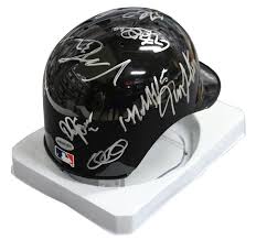 San Francisco Giants 2016 Team Autographed Mini Batting ...