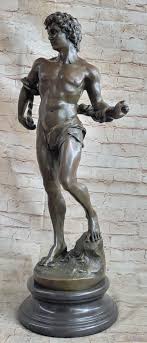 DAVID SIGNED BARYE Staue Bronze Sculpture - Etsy Australia