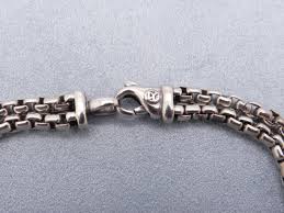 David Yurman Mens Sterling Silver ID Bracelet – Cileone Jewelers