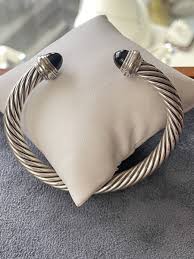 David Yurman 7mm Classic Cable Bracelet with Black Onyx | eBay