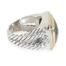 David Yurman Yellow Gold & Sterling Silver Smokey Quartz and ...