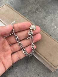 David Yurman Vintage Sterling Silver & 18k Gold Charm ...