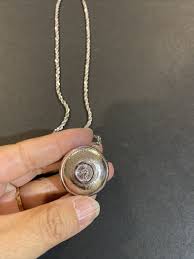 Swarovski Swan Silver Tone Clear Crystal Coffee Cup Pendant on Chain Necklace | eBay