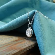 Rustic Molten Sterling Silver Nugget Necklace, Unique Organic Freeform Nugget Pendant, Handcrafted Artisan Solid Silver Pebble Necklace, UK - Etsy