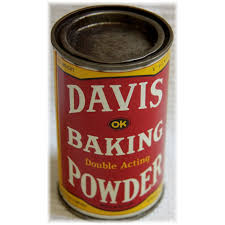 A Vintage Advertising Tin For Davis Baking Powder. For Sale ...