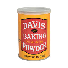 Clabber Girl Davis Baking Powder, 8.1 Ounce -- 12 per case.