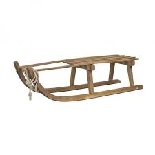 Wooden German Sled | Lavender & Birch