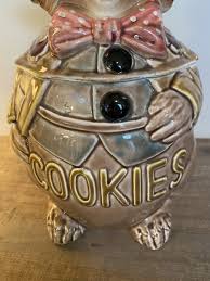 RARE Polka Dot Tie and Numbered 25/63 Royal Sealy Bunny Rabbit Cookie Jar | eBay