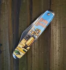 W0217 Vintage Western Annie Oakley Blade Folding Pocket ...