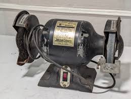 Value-Craft 8260 Bench Grinder, 6" Wheel, 4A, 115V, working ...