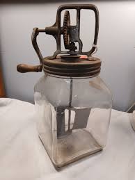 Antique Butter Glass Turner 4qt | eBay