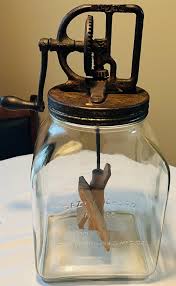 Antique Vintage Glass Dazey Butter Churn No 80 ~ Hand ...