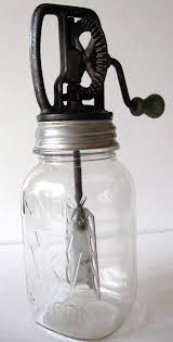 Antique Presto Glass Butter Churn w/ Metal Paddle 1 or 2 QT ...