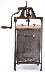 Vintage Tin Hand Crank Wire/rope Spool