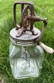 Vintage Glass SUNBEAM Mixmaster Butter CHURN Metal Paddles Antique Dazey No 40 | eBay