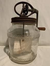 Vintage Dazey Butter Churn with Hazel Atlas Glass Jar 5903 | eBay