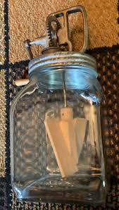 Vintage Antique Hand Crank 4 Quart Glass Jar Butter Churn | eBay