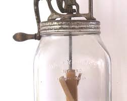 Antique Dazey Butter Churn No. 40 - Antique Square Glass ...