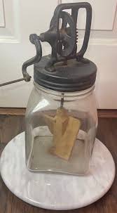 Antique DAZEY No.40 BUTTER CHURN ~ All Original Parts intact except handle wood | eBay