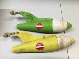 Lot Of 2 RIVIERA Downriggers Torpedo Weight Finned 7lb ...