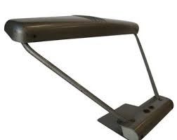 Gunmetal Grey Machine Age Tanker Fluorescent Desk Lamp - Etsy