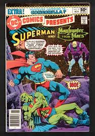 DC Comics Presents 27 1st Mongul! Fine+ Superman vs Martian ...