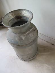 Antique Galvanized Dairy Milk Can Side Handles (G ...