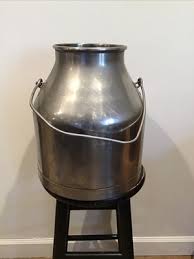 Vintage DeLaval stainless steel milking 5 gallon bucket pail ...