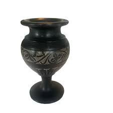 Art | Vintage Carved Urn Inscribed From The Dead Sea | Poshmark