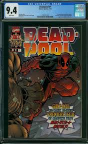 Deadpool #1 CGC 9.4 Marvel 1997 1st T-Ray! Key Modern! WP! X ...