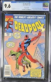Deadpool #11 CGC 9.6 1997 Newsstand Marvel comic book ...