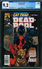 Deadpool #44 (CGC 9.2 White) 1997 series, Black Panther Cat ...