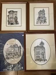 Debbie Patrick San Fran California Hand Signed Watercolor ...