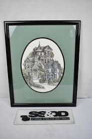 Debbie Patrick Signed Print, 11/5/1992, 3 Victorian Houses ...