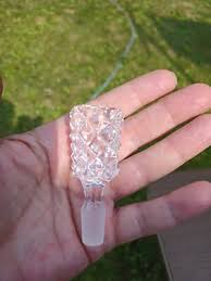 Vintage Blown Cut Glass Curette Decanter With Decorative Stopper And Handle 6.5" | eBay