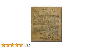 Our Amendments The Declaration of Independence, True to it's Original Size and Layout - Replica Printed on Antiqued Parchment. 23 x 29 : Buy Online at Best Price in KSA - Souq
