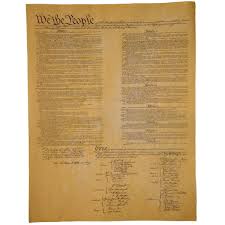 Walmart's US Constitution Replica on Antiqued Parchment ...