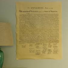Declaration of Independence Full Size Replica – National ...