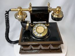 VTG Deco-Tel Cradle Rotary Dial Corded Telephone Western ...