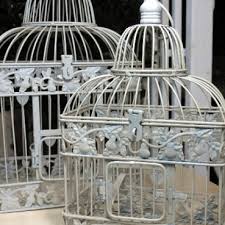 Antique White Birdcage | Khimaira Farm